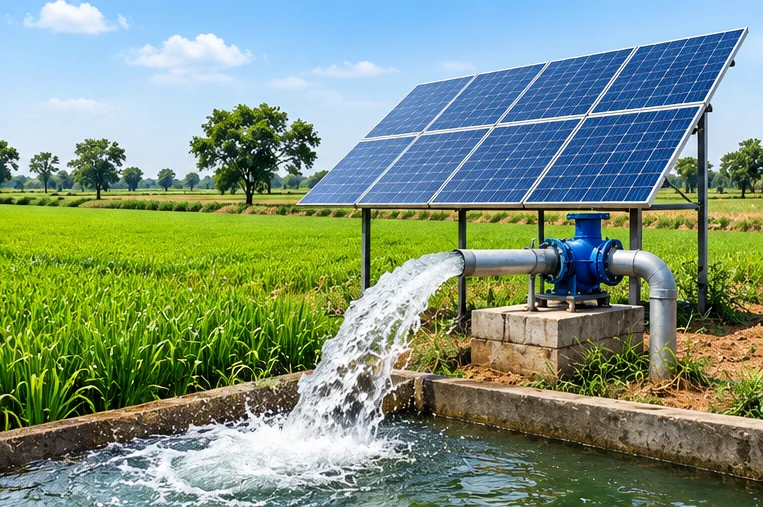Agricultural solar pump
