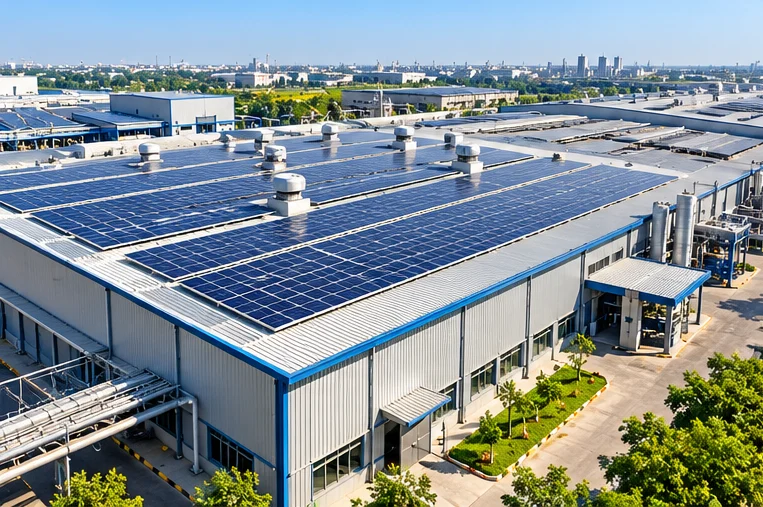 Industrial solar panels